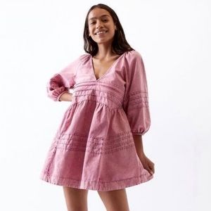 Free people Sweet Surrender Mini Dress in Pink size L